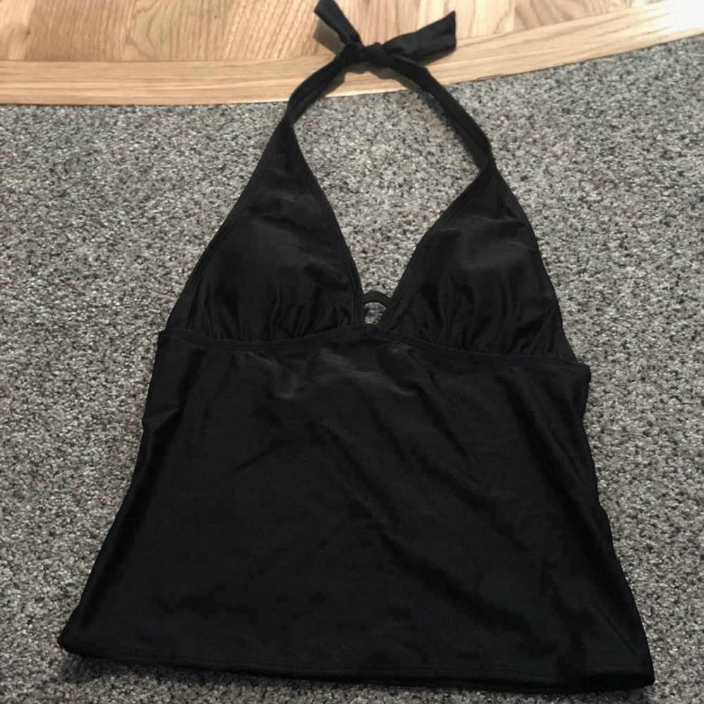 Old Navy Black Tankini Halter Top